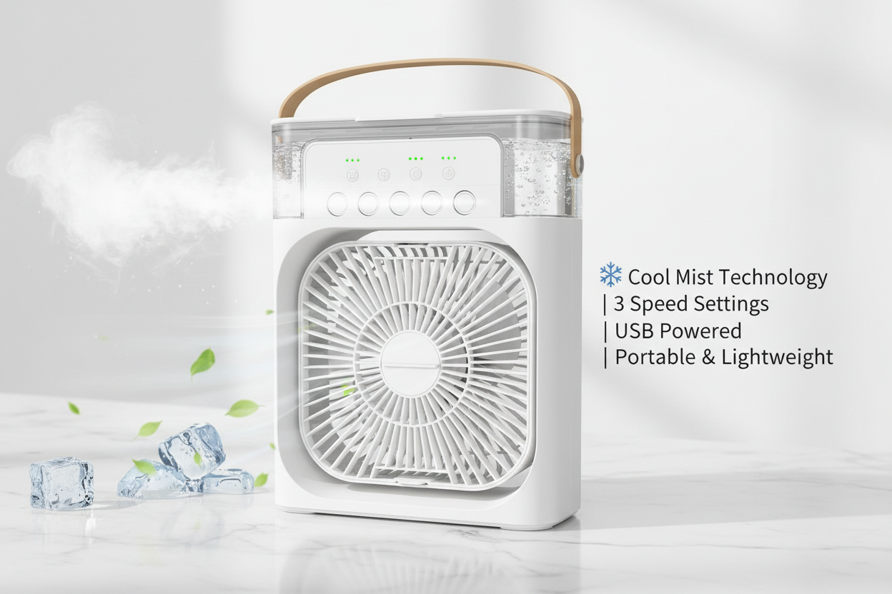 Air Cooler Fan – White Luxury