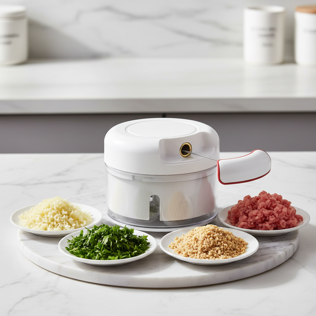 Mini Food Chopper – Flat Lay