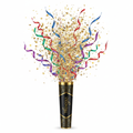 TRENDIXA Black Gold Party Popper