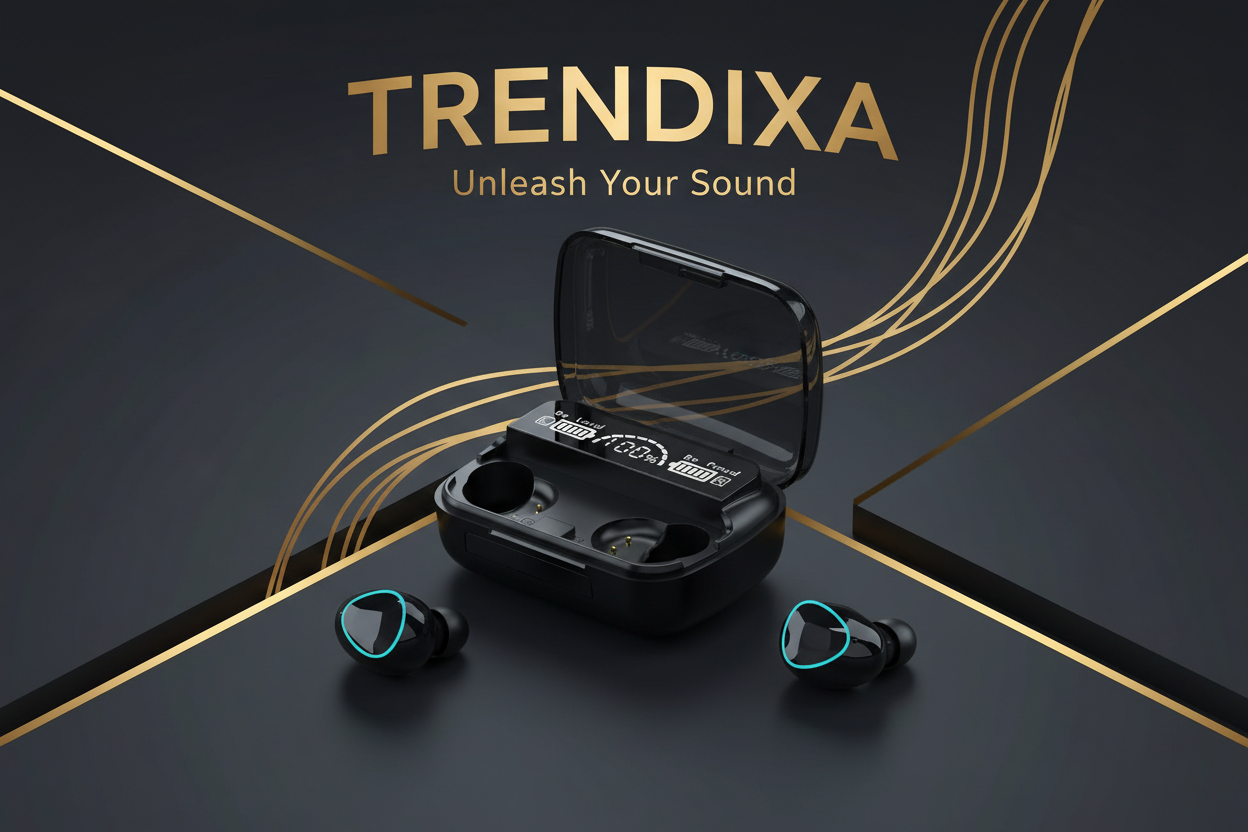 TRENDIXA Gold Luxury Banner