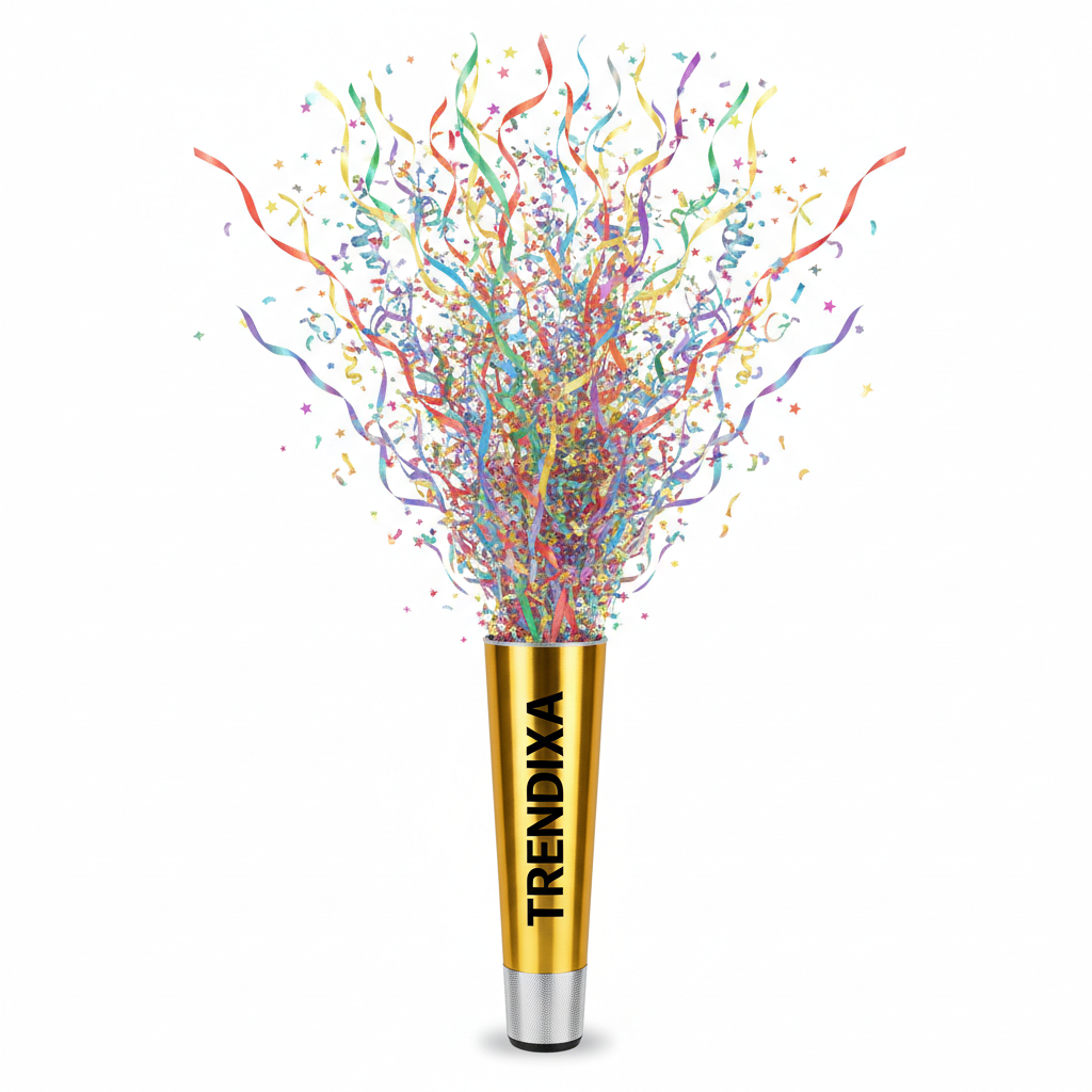 TRENDIXA Gold Party Popper